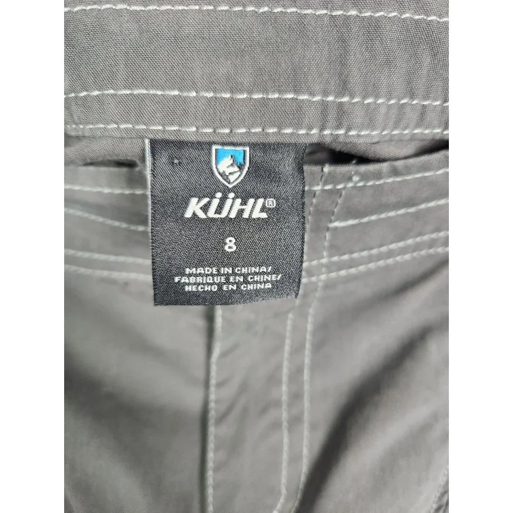 Kuhl Women's Sz. 8 Capri Utility Hiking Pants In Grey - Picture 2 of 6